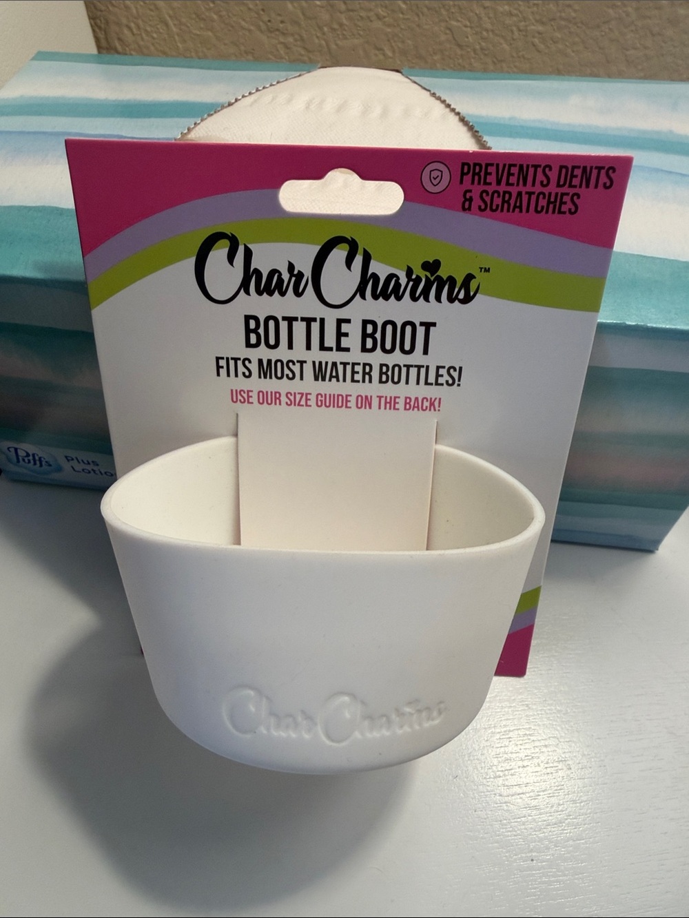 White Bottle Boot – Fits Most Water Bottles